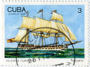 Марка Cuba correos 1989